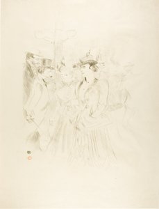 プロムナード 作： Henri de Toulouse Lautrec