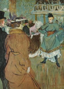 「ムーラン ルージュのカドリーユ」、1892 年、1952 年。 作： Henri de Toulouse Lautrec