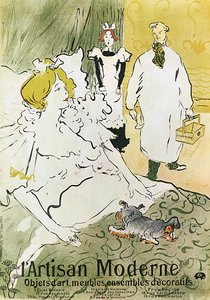 Qui、LArtisan Moderne、1894年。 作： Henri de Toulouse Lautrec