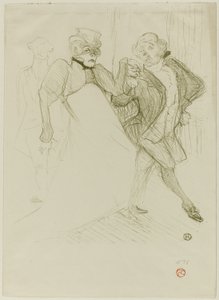 レジャンとガリポー、マダム・サン・ジェネ 作： Henri de Toulouse Lautrec