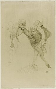 レジャンとガリポー、マダム・サン・ジェネ 作： Henri de Toulouse Lautrec