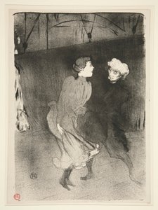 Folies-Berg?re でのドレス リハーサル - Emilenne D 作： Henri de Toulouse Lautrec