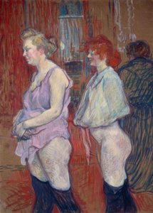 ムーラン通り 作： Henri de Toulouse Lautrec