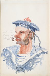 船員 作： Henri de Toulouse Lautrec