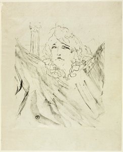 Treize Lithographys の Sarah Bernhardt 作： Henri de Toulouse Lautrec