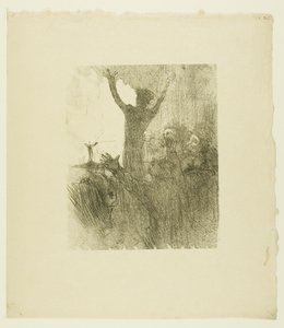 Au Pied du Sinaï より、シナゴーグの Schlomé Fuss 作： Henri de Toulouse Lautrec