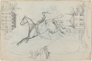 スケッチのシート、c。 1881年。 作： Henri de Toulouse Lautrec