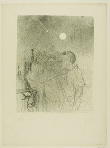 流れ星、デジレ・ディオーのメロディーより 作： Henri de Toulouse Lautrec