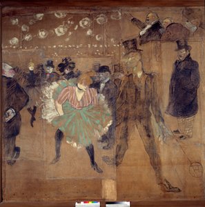 グールーの家の看板（Weber Louise dit La Goulue 作： Henri de Toulouse Lautrec