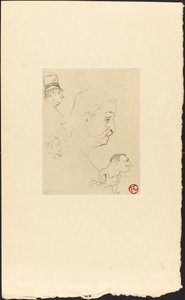スケッチ（クロッキー） 作： Henri de Toulouse Lautrec