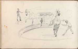 スケッチブック、1880年 作： Henri de Toulouse Lautrec