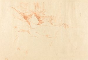 寝る 作： Henri de Toulouse Lautrec