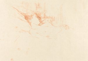 寝る 作： Henri de Toulouse Lautrec