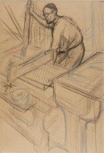 勉強 作： Henri de Toulouse Lautrec