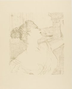 シビル・サンダーソン 「13 のリトグラフ」より 作： Henri de Toulouse Lautrec