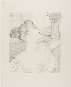 シビル・サンダーソン、トレイズ・リトグラフより 作： Henri de Toulouse Lautrec