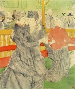 ムーランルージュのダンス 作： Henri de Toulouse Lautrec