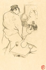 グルネルの恐怖 作： Henri de Toulouse Lautrec