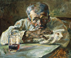 アルコール、マティアス神父;ブティックで、シャトーデュボスク：ルブブール、ルペレマティアス、1882 作： Henri de Toulouse Lautrec