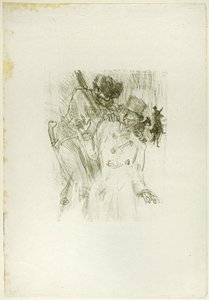 Au Pied du Sinaï からの Schlomé Fuss の逮捕 作： Henri de Toulouse Lautrec