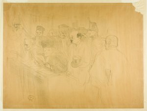 アートン裁判（三枚目） 作： Henri de Toulouse Lautrec