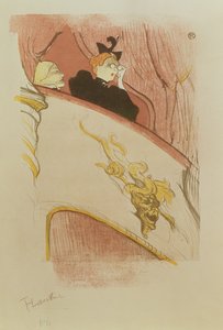 黄金のグロテスクの箱、1893 作： Henri de Toulouse Lautrec