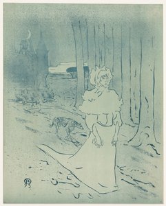 シャトレーヌまたはトシン 作： Henri de Toulouse Lautrec
