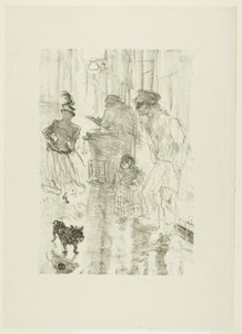 栗の売り子 作： Henri de Toulouse Lautrec