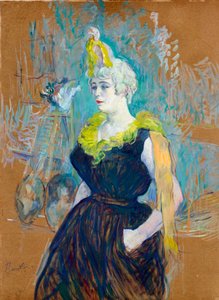 トゥールーズ・ロートレック（1864-1901）の「The Clownesse Cha-U-Kao」。
