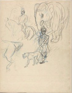 ラジャのコルテッジ 作： Henri de Toulouse Lautrec