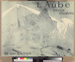 夜明け、1896 作： Henri de Toulouse Lautrec