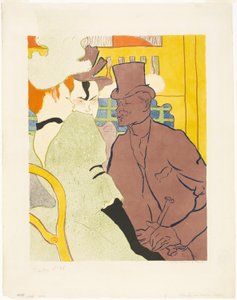 ムーランルージュのイギリス人 作： Henri de Toulouse Lautrec