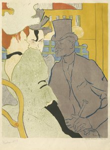 ムーランルージュのイギリス人、1892年 作： Henri de Toulouse Lautrec