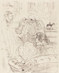 The Forfeit La gage、1897 年。 作： Henri de Toulouse Lautrec
