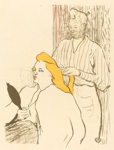 ヘアドレッサー - フリーシアターのプログラム ヘアドレッサー - フリーシアターのプログラム、1893年。 作： Henri de Toulouse Lautrec