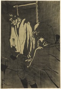 絞首刑の男 作： Henri de Toulouse Lautrec