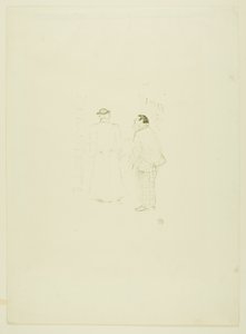 Jourdan and Brown の主任セールスマン 作： Henri de Toulouse Lautrec