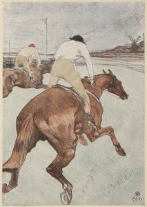 騎手、1899年 作： Henri de Toulouse Lautrec