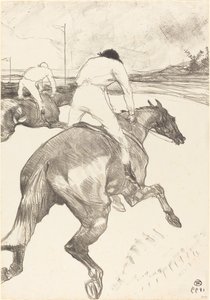 ジョッキー ル ジョッキー、1899 年。 作： Henri de Toulouse Lautrec