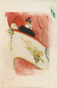 金仮面のロージェ 作： Henri de Toulouse Lautrec