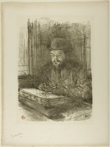 マスター彫刻師、アドルフ・アルバート 作： Henri de Toulouse Lautrec