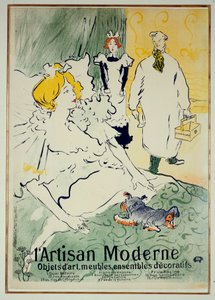 現代の職人、1896 作： Henri de Toulouse Lautrec