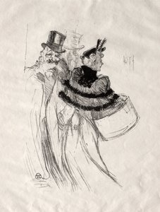 老紳士、1894年。 作： Henri de Toulouse Lautrec