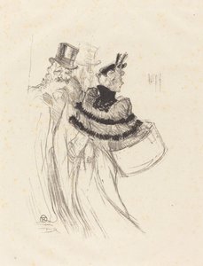 老紳士 老紳士、1894年。 作： Henri de Toulouse Lautrec
