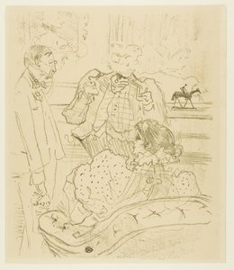 誓約 作： Henri de Toulouse Lautrec