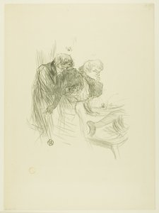 Au Pied du Sinaï からのポーランドのユダヤ人の祈り 作： Henri de Toulouse Lautrec