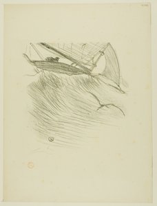 デジレ・ディオーのメロディーより「海ツバメ」 作： Henri de Toulouse Lautrec