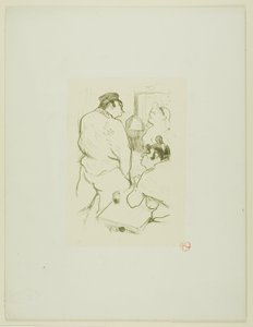 グルネルの恐怖 作： Henri de Toulouse Lautrec