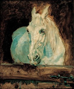 ホワイトホースガゼル、1881年 作： Henri de Toulouse Lautrec