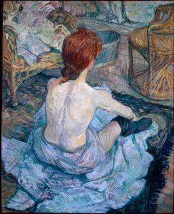 トイレ 作： Henri de Toulouse Lautrec